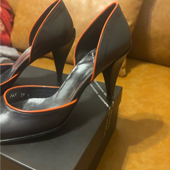 WOMEN’S BRUNO BORDESE HEELS size US 5 EUR 39 1/2 NEW HOT ITALY BLACK HIGH HEELS - Picture 10 of 16